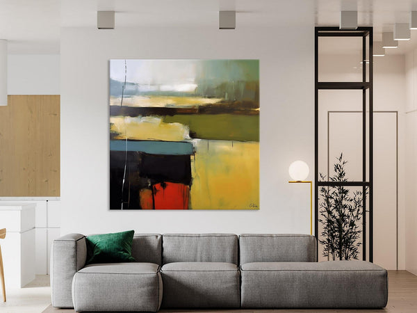 Large Abstract Painting for Bedroom, Original Modern Wall Art Paintings, Modern Acrylic Paintings, Huge Contemporary Canvas Paintings-Silvia Home Craft