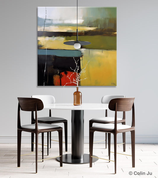 Large Abstract Painting for Bedroom, Original Modern Wall Art Paintings, Modern Acrylic Paintings, Huge Contemporary Canvas Paintings-Silvia Home Craft