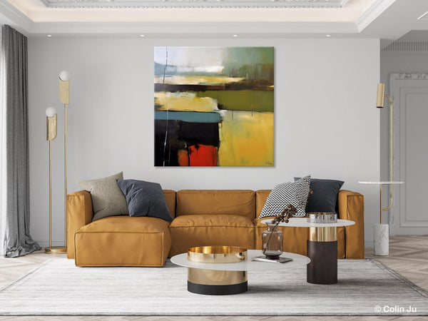 Large Abstract Painting for Bedroom, Original Modern Wall Art Paintings, Modern Acrylic Paintings, Huge Contemporary Canvas Paintings-Silvia Home Craft