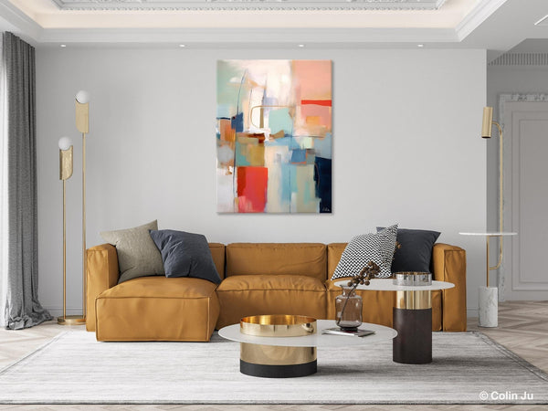 Contemporary Acrylic Painting on Canvas, Large Wall Art Painting for Living Room, Original Canvas Art, Modern Abstract Wall Paintings-Silvia Home Craft