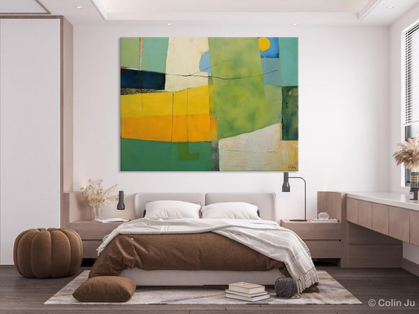 Original Canvas Artwork, Large Wall Art Painting for Dining Room, Contemporary Acrylic Painting on Canvas, Modern Abstract Wall Paintings-Silvia Home Craft