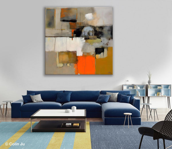 Contemporary Canvas Art, Modern Acrylic Artwork, Buy Art Paintings Online, Original Modern Paintings, Large Abstract Painting for Bedroom-Silvia Home Craft