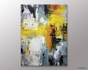 Large Modern Paintings, Contemporary Wall Art, Hand Painted Canvas Art, Extra Large Paintings for Living Room, Original Abstract Painting-Silvia Home Craft