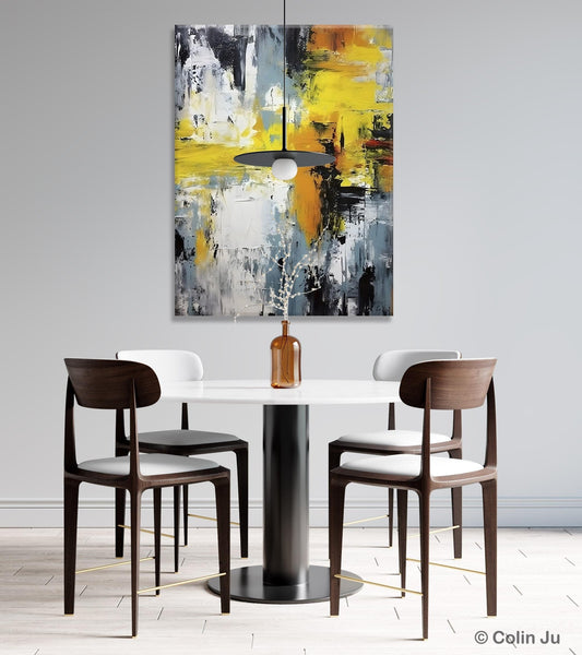 Large Modern Paintings, Contemporary Wall Art, Hand Painted Canvas Art, Extra Large Paintings for Living Room, Original Abstract Painting-Silvia Home Craft
