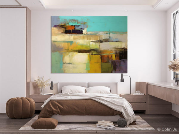 Modern Wall Art Ideas for Bedroom, Extra Large Canvas Painting, Original Abstract Art, Hand Painted Wall Art, Contemporary Acrylic Paintings-Silvia Home Craft