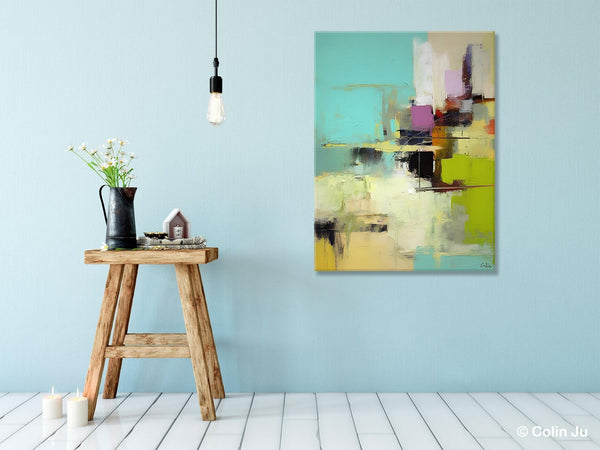 Contemporary Wall Art Paintings, Extra Large Original Art, Abstract Landscape Artwork, Landscape Painting on Canvas, Hand Painted Canvas Art-Silvia Home Craft
