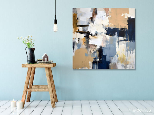 Large Wall Art for Bedroom, Abstract Modern Acrylic Art, Canvas Paintings for Sale, Modern Original Abstract Art, Contemporary Canvas Art-Silvia Home Craft