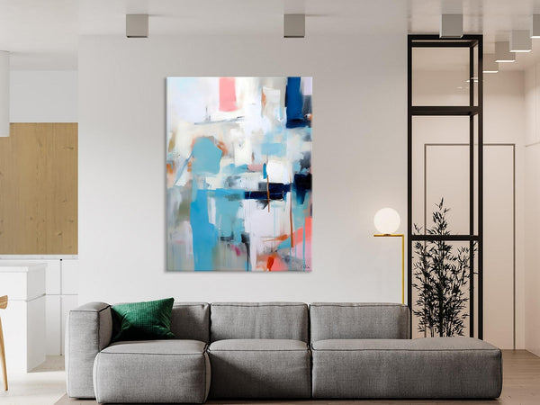 Contemporary Painting, Canvas Paintings for Dining Room, Acrylic Painting on Canvas, Extra Large Modern Wall Art, Original Abstract Painting-Silvia Home Craft