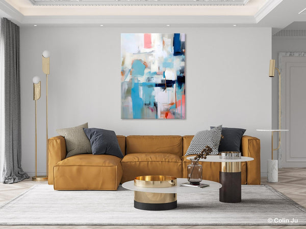 Contemporary Painting, Canvas Paintings for Dining Room, Acrylic Painting on Canvas, Extra Large Modern Wall Art, Original Abstract Painting-Silvia Home Craft