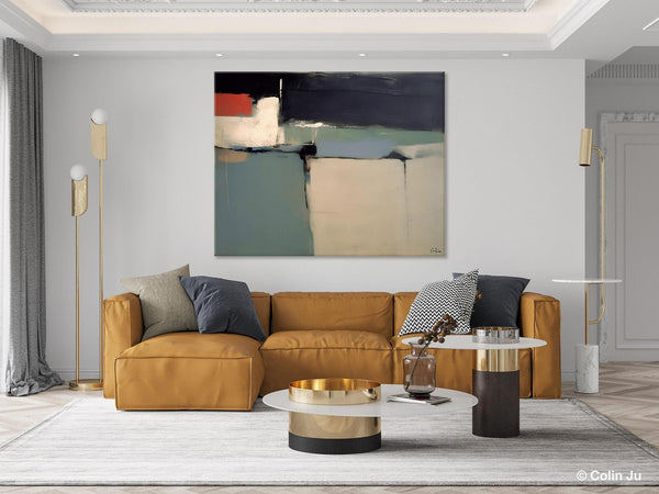 Large Acrylic Painting for Living Room, Modern Abstract Painting, Hand Painted Canvas Art, Original Abstract Art, Acrylic Painting on Canvas-Silvia Home Craft