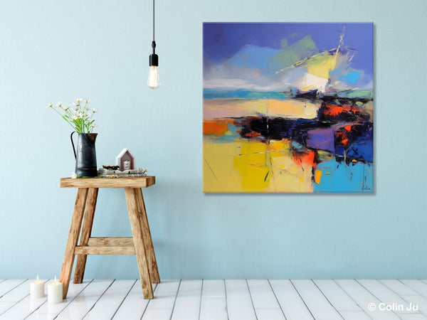 Modern Acrylic Artwork, Buy Art Paintings Online, Contemporary Canvas Art, Original Modern Paintings, Large Abstract Painting for Bedroom-Silvia Home Craft