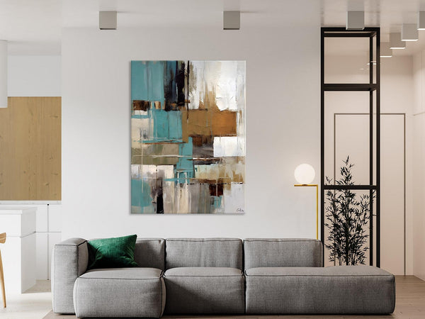 Large Paintings for Sale, Large Modern Canvas Art for Bedroom, Original Wall Art Paintings, Hand Painted Canvas Art, Acrylic Art on Canvas-Silvia Home Craft