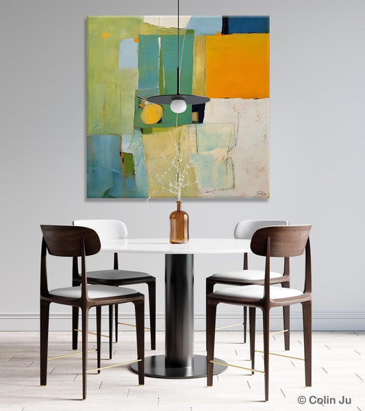Original Modern Wall Paintings, Contemporary Canvas Art, Abstract Painting for Bedroom, Modern Acrylic Artwork, Heavy Texture Canavas Art-Silvia Home Craft