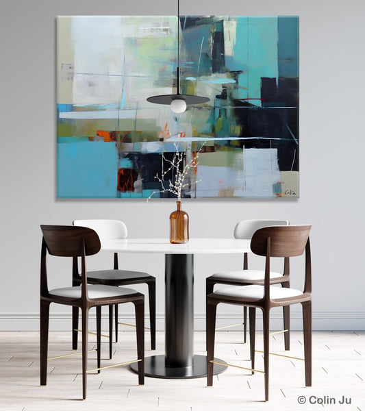 Extra Large Canvas Paintings, Original Abstract Painting, Modern Wall Art Ideas for Living Room, Impasto Art, Contemporary Acrylic Paintings-Silvia Home Craft