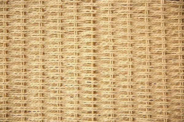 Woven Straw Storage Basket with Linen Lining, Storage Basket for Food, Rectangle Storage Basket for Kitchen-Silvia Home Craft