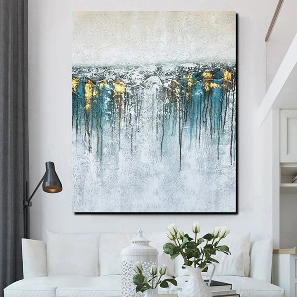Large Painting for Sale, Buy Large Paintings Online, Simple Modern Art, Contemporary Abstract Art, Bedroom Canvas Painting Ideas-Silvia Home Craft