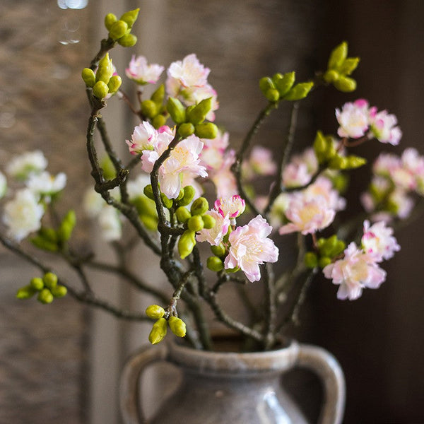 Cherry Blossom, Sakura Flowers, Creative Flower Arrangement Ideas for Home Decoration, Unique Artificial Flowers, Simple Artificial Floral for Bedroom-Silvia Home Craft
